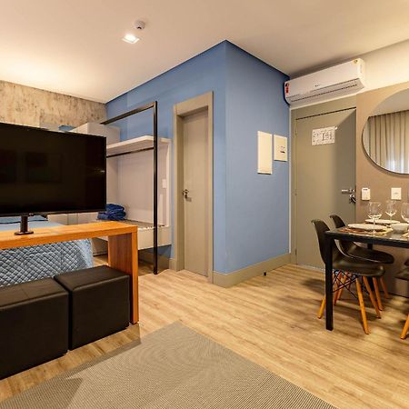 Confortavel Loft Em Condominio Com Piscina Бомбиняс Екстериор снимка